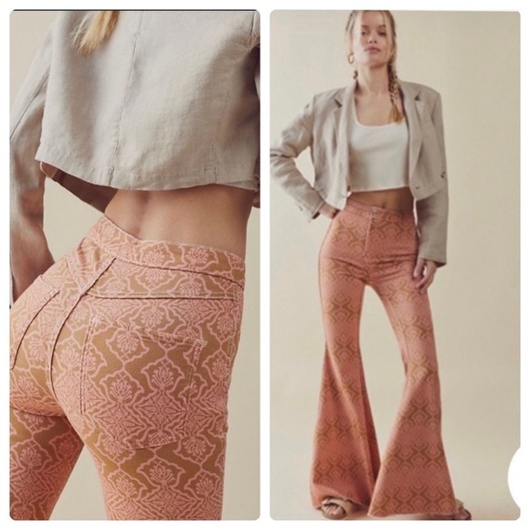 Free People Pants - Free People Throw it Back Reversible Bell Bottom Jeans